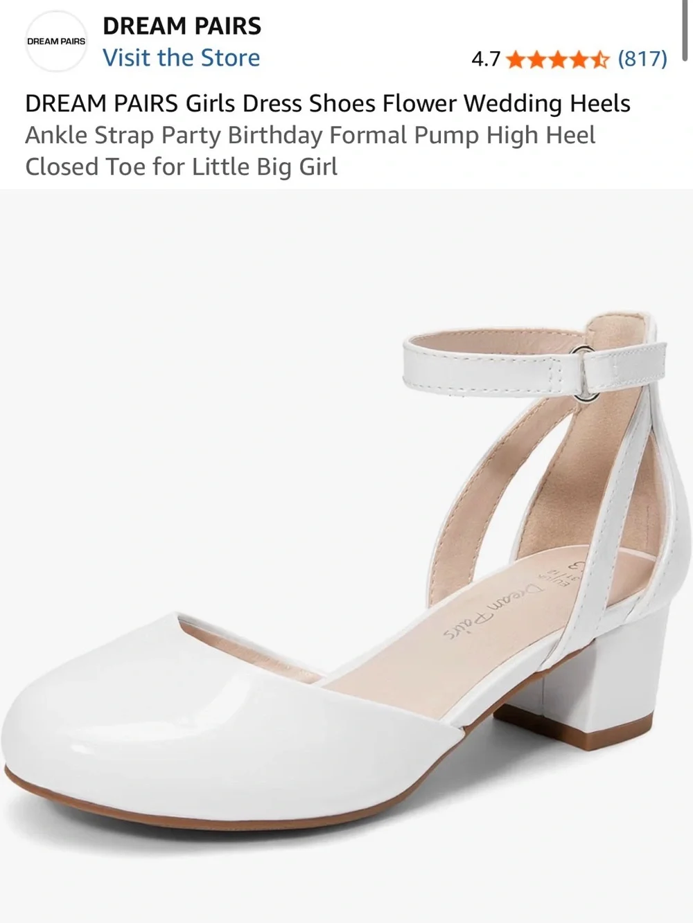 Dream Pairs used little